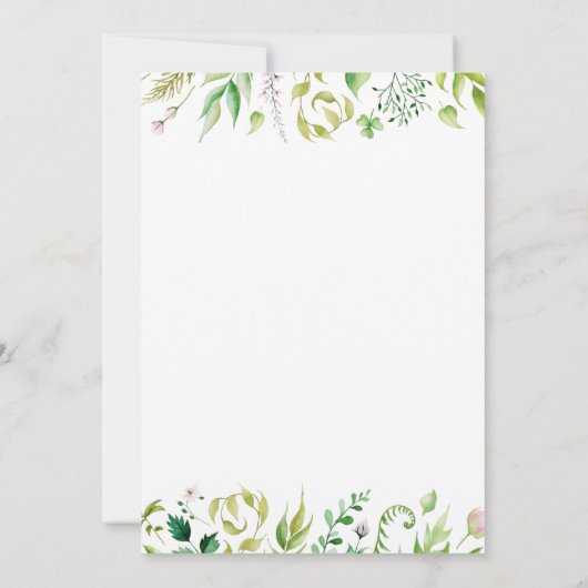 魔法の森のベビーシャワー招待状 招待状