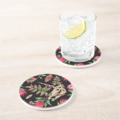 魔法の森のユニコーン ダークパターン コースター (側面)