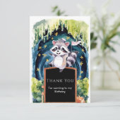 魔法の森のラッコの誕生日 サンキューカード (スタンド正面)