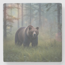 魔法の森の中で生きる ストーンコースター