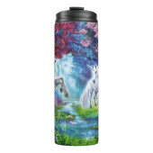 魔法の森の中で魅惑のユニコーン タンブラー (正面)