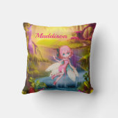 魔法の森の中の妖精 クッション (裏面)
