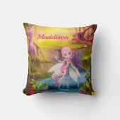 魔法の森の中の妖精 クッション (正面)