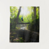 魔法の森の中を旅する タペストリー (正面)