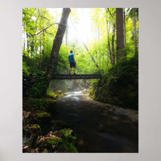 魔法の森の中を旅する ポスター (正面)