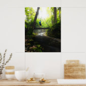 魔法の森の中を旅する ポスター (キッチン)