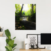 魔法の森の中を旅する ポスター (ホームオフィス)