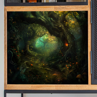 魔法の森の切り離し 薄葉紙