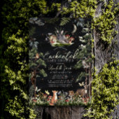 魔法の森の動物たち ベビーシャワー 招待状