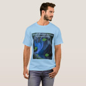魔法の森の壮麗な波状岩の形成 Tシャツ (正面フル)