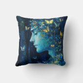 魔法の森の女神と蝶 (7) クッション (裏面)