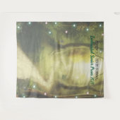 魔法の森の妖精の光プロムの背景 タペストリー (正面(横))