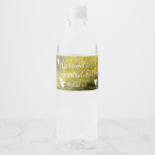 魔法の森の妖精の文字列のライト ペットボトルラベル (正面)