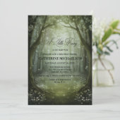 魔法の森の妖精の赤ちゃん歓迎会の招待状 招待状 (スタンド正面)