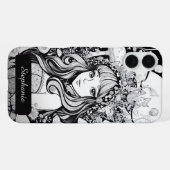 魔法の森の妖精アート iPhoneケース (裏面横)