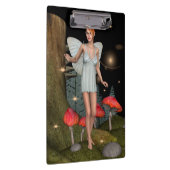 魔法の森の妖精 キノコ ファンタジー アート クリップボード (右)