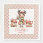 魔法の森の妖精 ピンクの誕生日お祝い (正面)