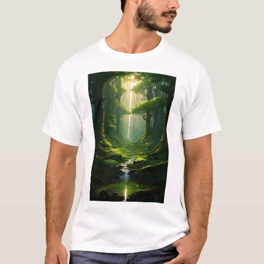 魔法の森の小道 Tシャツ (正面)