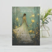 魔法の森の少女　おとぎ話の誕生日 招待状 (スタンド正面)