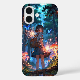 魔法の森の少女 iPhone 16ケース