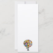 魔法の森の愛のサークル結婚式招待状 招待状 (正面)