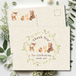 魔法の森の感謝 ポストカード