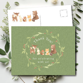 魔法の森の感謝 ポストカード