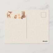 魔法の森の感謝 ポストカード (裏面)