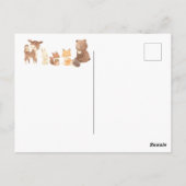 魔法の森の感謝 ポストカード (裏面)