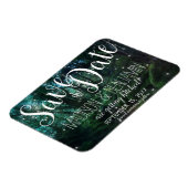 魔法の森の木フェアリーのライトは日付を保存 マグネット (左側)