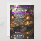 魔法の森の村　スウィート16 招待状 (正面)