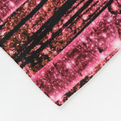 魔法の森の桃色 フリースブランケット (角)