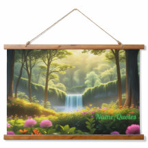 魔法の森の滝