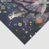 魔法の森の生き物と妖精のデコパージュペーパー 薄葉紙 (詳細)