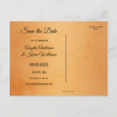 魔法の森の結婚式 保存日付ポストカード 案内ポストカード (裏面)