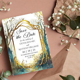 魔法の森の結婚式 Save The Date カード