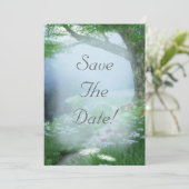 魔法の森の結婚式 Save The Date 招待状 (スタンド正面)