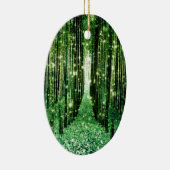 魔法の森の緑の謎 セラミックオーナメント (右)