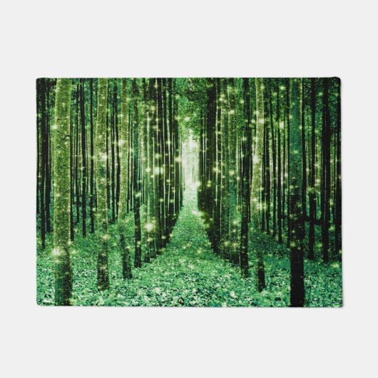 魔法の森の緑の謎 ドアマット (正面)