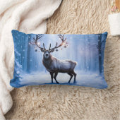 魔法の森の腰枕のトナカイ ランバークッション (ブランケット)