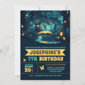 魔法の森の誕生日パーティー 招待状 (正面)