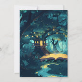 魔法の森の誕生日パーティー 招待状 (裏面)