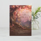 魔法の森の輝き ファンタジー・ウッドランド スウィート16 招待状 (スタンド正面)