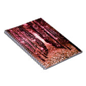 魔法の森の道 ピンクの桃 ノートブック (右側)