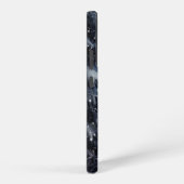 魔法の森の雪の冬メリークリスマスツリー SAMSUNG GALAXYケース (右側面)