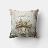 魔法の森の魔法のマウパーソナライズされたス クッション (裏面)