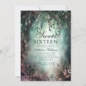 魔法の森の魔法の書道シック甘い16 招待状 (正面)
