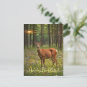 魔法の森の鹿 ポストカード (スタンド正面)