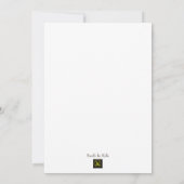 魔法の森への招待状 招待状 (裏面)