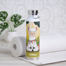魔法の森めい想の可愛いラマ ウォーターボトル